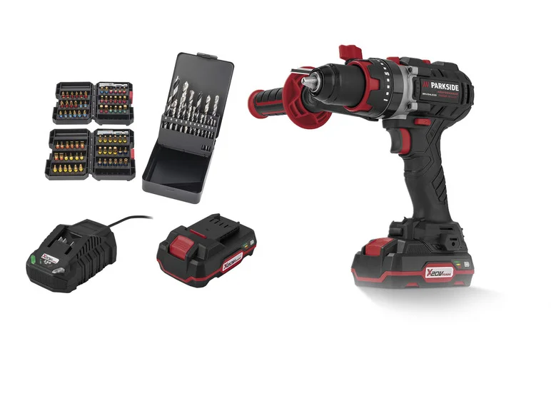 PARKSIDE PERFORMANCE Perceuse-visseuse à percussion sans fil PSBSAP 20-Li C3. 20 V