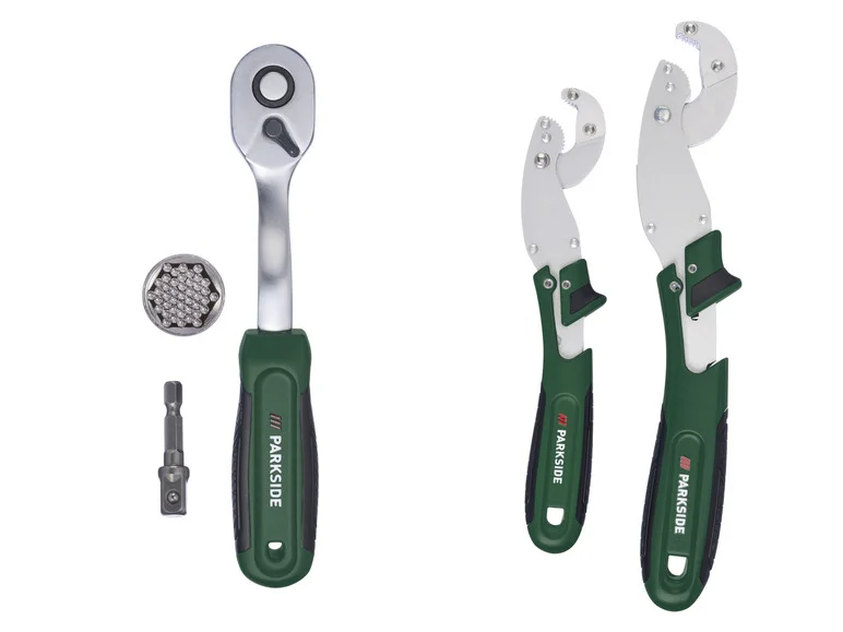 PARKSIDE® Clé à cliquet avec douille universelle ou clés de serrage universelles