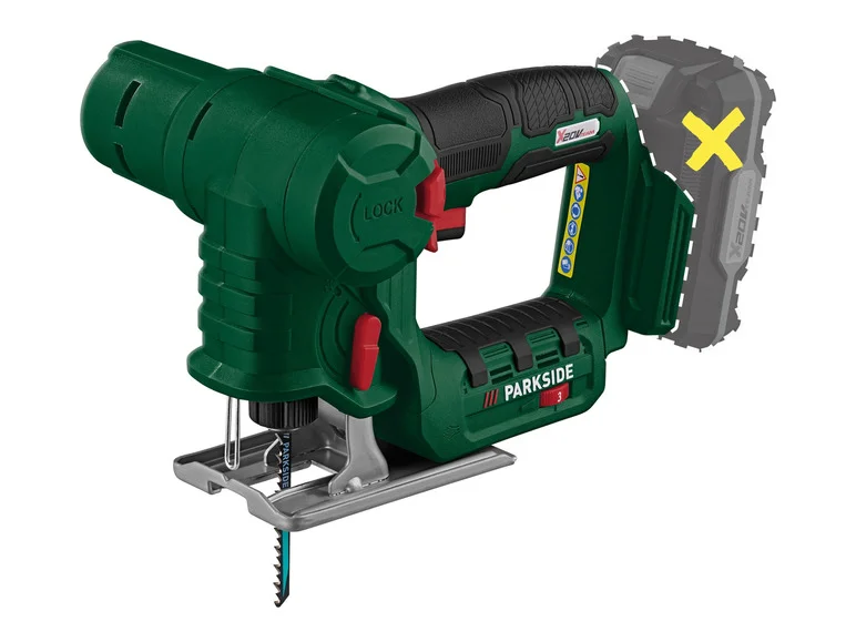 PARKSIDE Scie sauteuse et scie sabre sans fil 2en1 PSSSA 20 Li B2. 20 V
