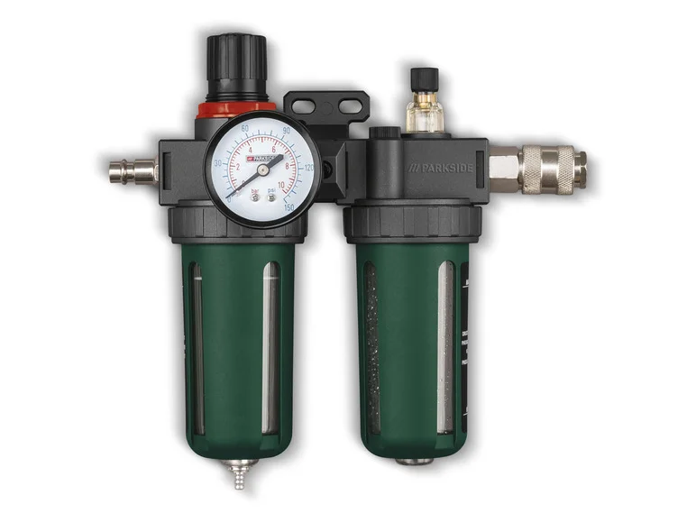 PARKSIDE® Enrouleur de tuyau pneumatique PDST 10 B3 / Unité de maintenance pneumatique 3 en 1. PDWE 8 B2
