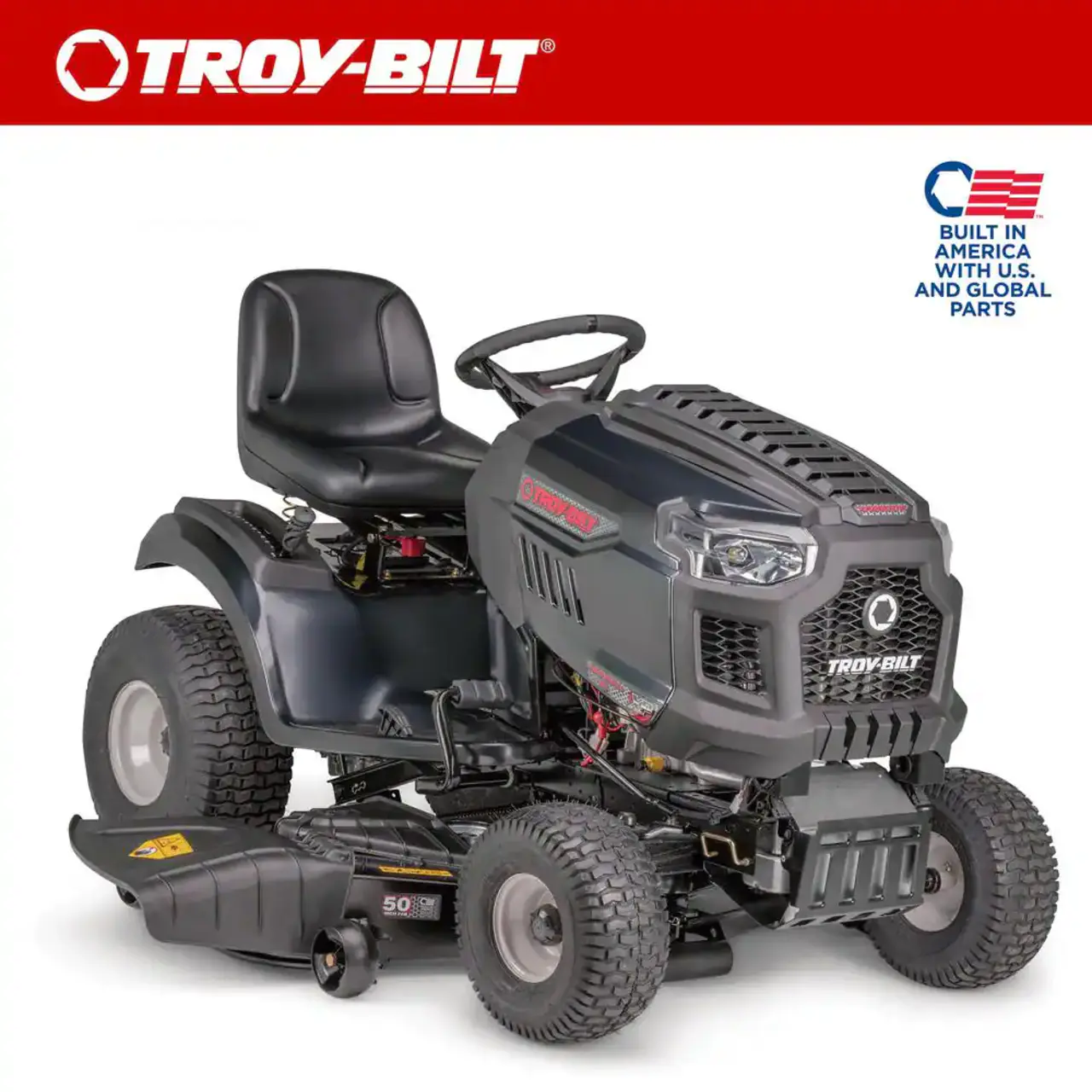 Super Bronco XP 50 in. Fabricated Deck 24 HP V-Twin Kohler 7000 Series Engine Hydrostatic Drive Gas Riding Lawn Tractor